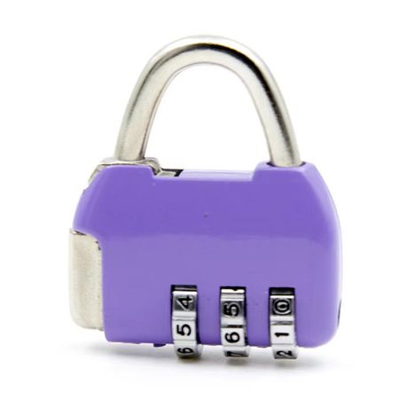 3 Digital Code Purple Padlock (DCL-LF107-PU)