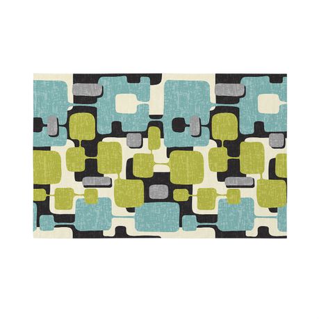 Cape Art Chenille Rug - Modern Green & Blue Buy Online in Zimbabwe thedailysale.shop