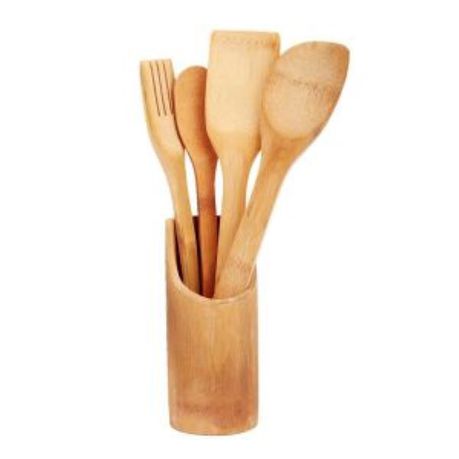 5 Piece Wooden Cooking Spoons Buy Online in Zimbabwe thedailysale.shop