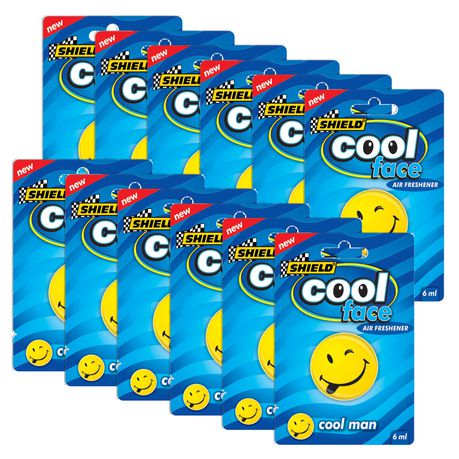 Shield Cool Face Freshener - Cool Man - 12 Pack Buy Online in Zimbabwe thedailysale.shop