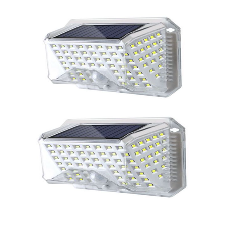 IP65 Waterproof Solar Power Motion Sensor LED Wall Light - 2 Pack Buy Online in Zimbabwe thedailysale.shop