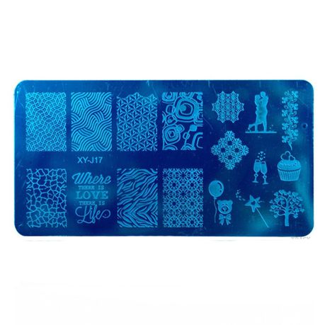 3 Piece Stamping Nail Art Stamp Templates Nail Stencils Buy Online in Zimbabwe thedailysale.shop