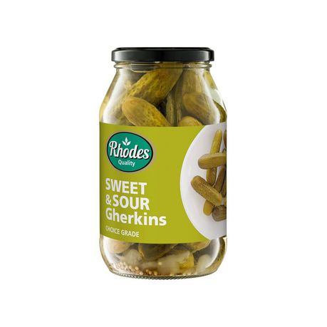 Rhodes - Gherkins Sweet & Sour 6x780g Buy Online in Zimbabwe thedailysale.shop