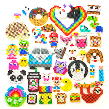 Load image into Gallery viewer, JKA - Rainbow &amp; Heart - Double Combo Kit - Iron On Bead Craft Toy
