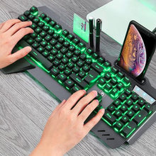 Load image into Gallery viewer, Olive Tree - Ergonomic Wired Mechanical Feel Backlit Gaming Keyboard Mouse
