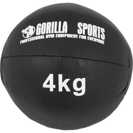 GORILLA SPORTS SA - Leather Style Medicine Ball 4KG Buy Online in Zimbabwe thedailysale.shop