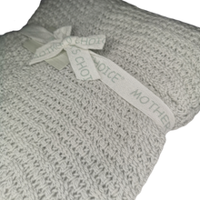 Load image into Gallery viewer, Mothers Choice - Cellular Baby Receiving Blanket - Grey
