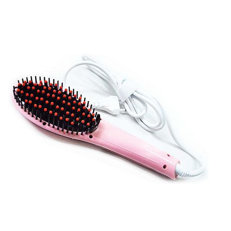 Fast Electric Hair Straightener Brush Comb with LCD Display Buy Online in Zimbabwe thedailysale.shop