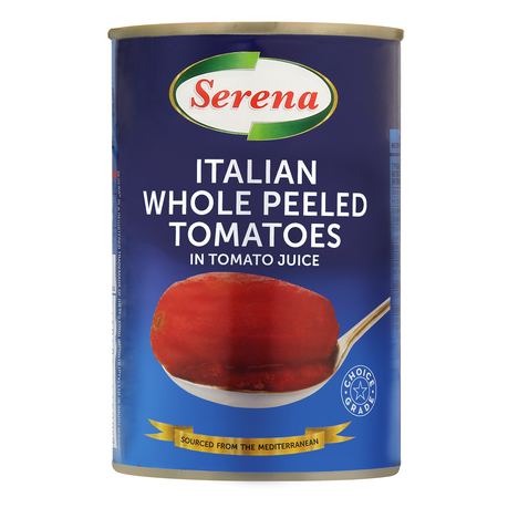 Serena - Whole Peeled Tomatoes 24 x 400g Buy Online in Zimbabwe thedailysale.shop