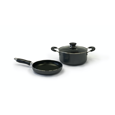 Le Chef BASIC Non-Stick Casserole Pot and Fry Pan Combo 3pcs Set