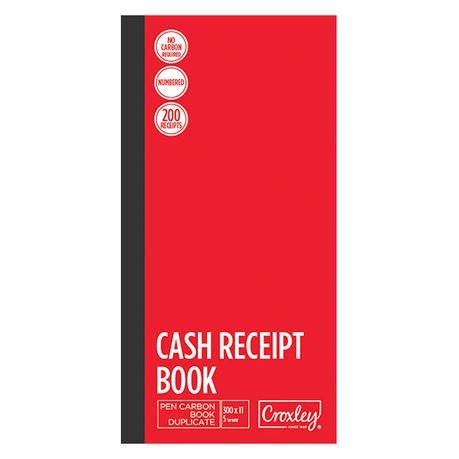 Croxley JD406 Cash Receipt Book - Ungummed (Pack of 10)