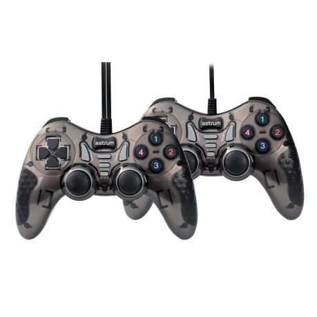 Astrum Twin Dual Shock USB Wired Gamepad Joystick- GP230 Buy Online in Zimbabwe thedailysale.shop