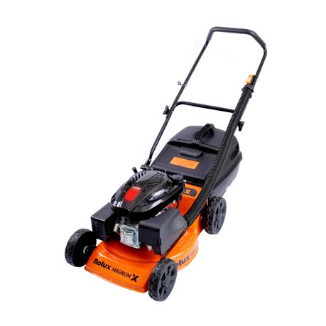 Rolux Magnum X - Loncin 159cc 4 Stroke Petrol Lawnmower - Orange Buy Online in Zimbabwe thedailysale.shop