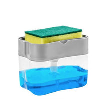 Load image into Gallery viewer, 2 in 1 Soap Pump and Sponge Caddy
