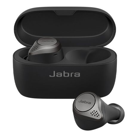 Jabra Elite 75t True Wireless ANC Earbuds (Wireless Charging) Titanium Blk