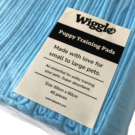 Wiggle - Medium Disposable Puppy Training Pads - 40 Buy Online in Zimbabwe thedailysale.shop