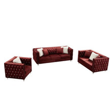 Load image into Gallery viewer, LUX Studded 2 Seater Soda Red
