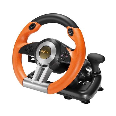 PXN V3 PRO Racing Steering Wheel - Orange Buy Online in Zimbabwe thedailysale.shop