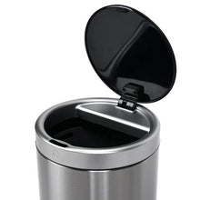 Load image into Gallery viewer, 12L Stainless steel auto sensor dustbin smart trash cans
