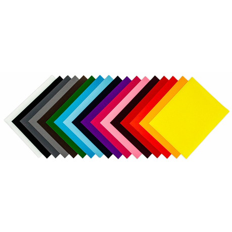 Heat Transfer Vinyl- Flock 6 Pack Assorted