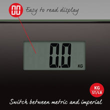 Load image into Gallery viewer, Salter Large Display Glass Electronic Scale - Black
