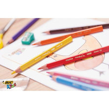 Load image into Gallery viewer, BIC Kids Evolution Triangle 12 Colour Pencils -Easy to sharpen
