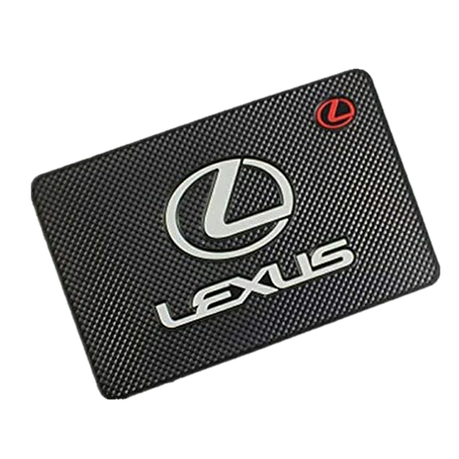 OQ Car Dashboard Silicone Mat with Car Logo - LEXUS Buy Online in Zimbabwe thedailysale.shop