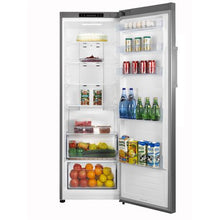 Load image into Gallery viewer, Hisense-320L Upright Fridge No Frost-Brushed Stainless Steel
