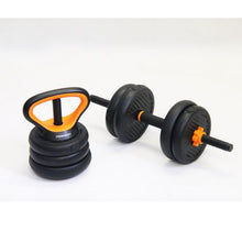 Load image into Gallery viewer, Fine Health - 6 in 1 Adjustable Dumbbell, Kettlebell &amp; Barbell Set - 10kg
