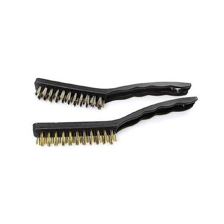 2 Piece Brass and Stainless-Steel Wire Brush Set Buy Online in Zimbabwe thedailysale.shop