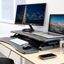 Load image into Gallery viewer, Heartdeco Height Adjustable Standing Desk Coverter Stand Up Desk Riser
