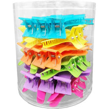 Load image into Gallery viewer, Multi-Colour Hair Styling Claw Clips - Tub of 36
