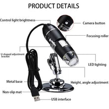 Load image into Gallery viewer, Digital View Mobile Microscope Endoscope 50-1600 x Zoom
