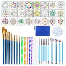 Load image into Gallery viewer, Cre8tive 53 Piece Mandala Drawing Tools Set with Storage Bag
