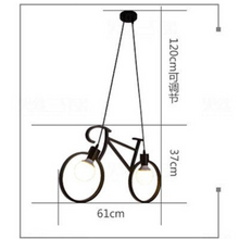 Load image into Gallery viewer, Vintage Metal Bicycle Pendant Light
