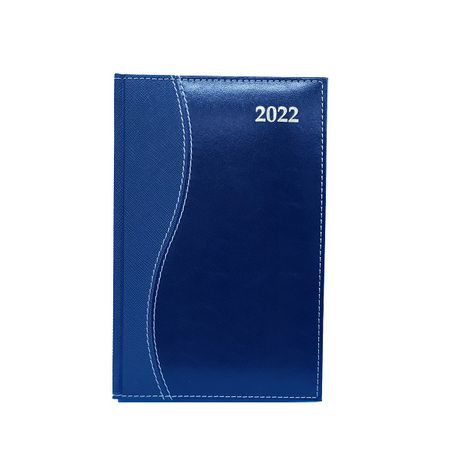 Diary A5 S-Stitch Regency 2022 Blue Buy Online in Zimbabwe thedailysale.shop