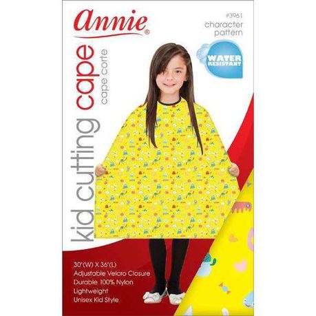 ANN03961 - Annie Kid cutting cape, Yellow Pattern 2 Pack Buy Online in Zimbabwe thedailysale.shop