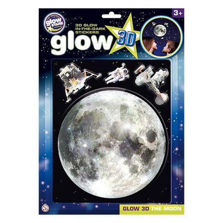 3D Moon Glow In The Dark Stickers Buy Online in Zimbabwe thedailysale.shop