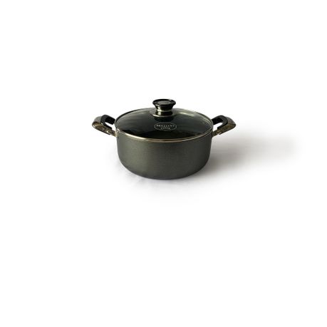 Brillant Cook Non Stick Casserole Pot 24cm (5QT)