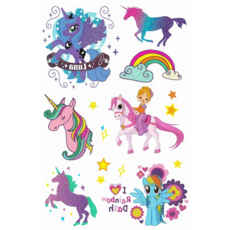 Tattoo Kids - Rainbow Unicorn Buy Online in Zimbabwe thedailysale.shop