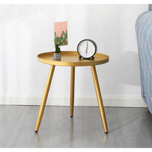 Load image into Gallery viewer, Zoco &amp; Mii - Gold Contemporary Style Coffee Table Side Table
