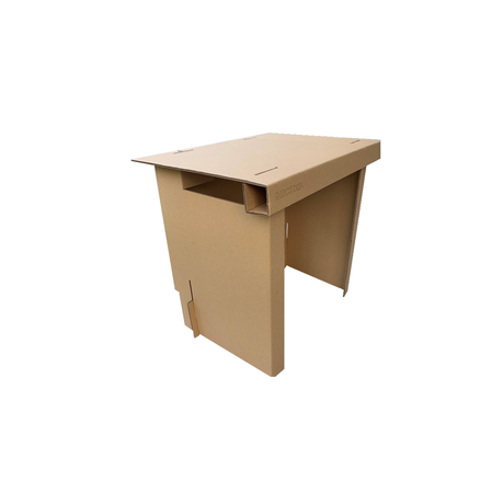 QuickDesk Cardboard Desk Workstation - Large (800x600x750mm) Buy Online in Zimbabwe thedailysale.shop