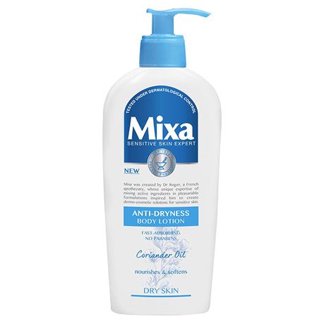 Mixa Body Lotion - Anti-Dryness Coriander Oil 400ml Buy Online in Zimbabwe thedailysale.shop