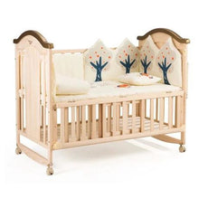 Load image into Gallery viewer, Belecoo Wooden Baby Cot 5 in 1 - Tree
