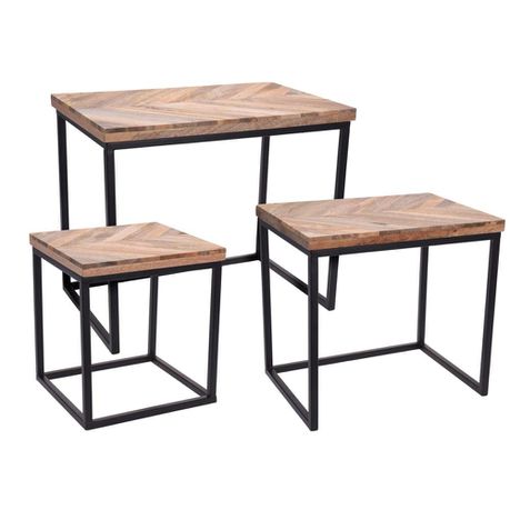 ECO Mango Wood Table - Set of 3