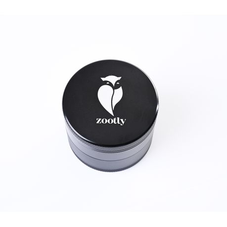 Zootly 4 Piece Aluminium Herb Grinder - Black Buy Online in Zimbabwe thedailysale.shop