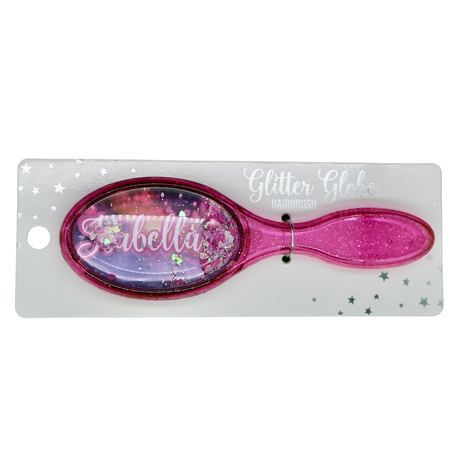 Glitter Globe Name Hairbrush - Isabella Buy Online in Zimbabwe thedailysale.shop