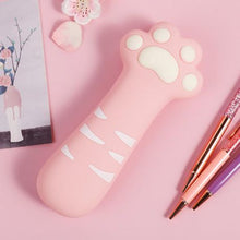 Load image into Gallery viewer, Cat Paw Pencilcase Silicone Girls
