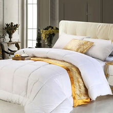 Load image into Gallery viewer, Queen White Comforter Duvet Insert- 350 GSM Down Alternative Quilted,
