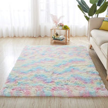 Load image into Gallery viewer, Super Soft and Fluffy Home Décor Non-Slip Rug Carpet- Rainbow (200x150cm)
